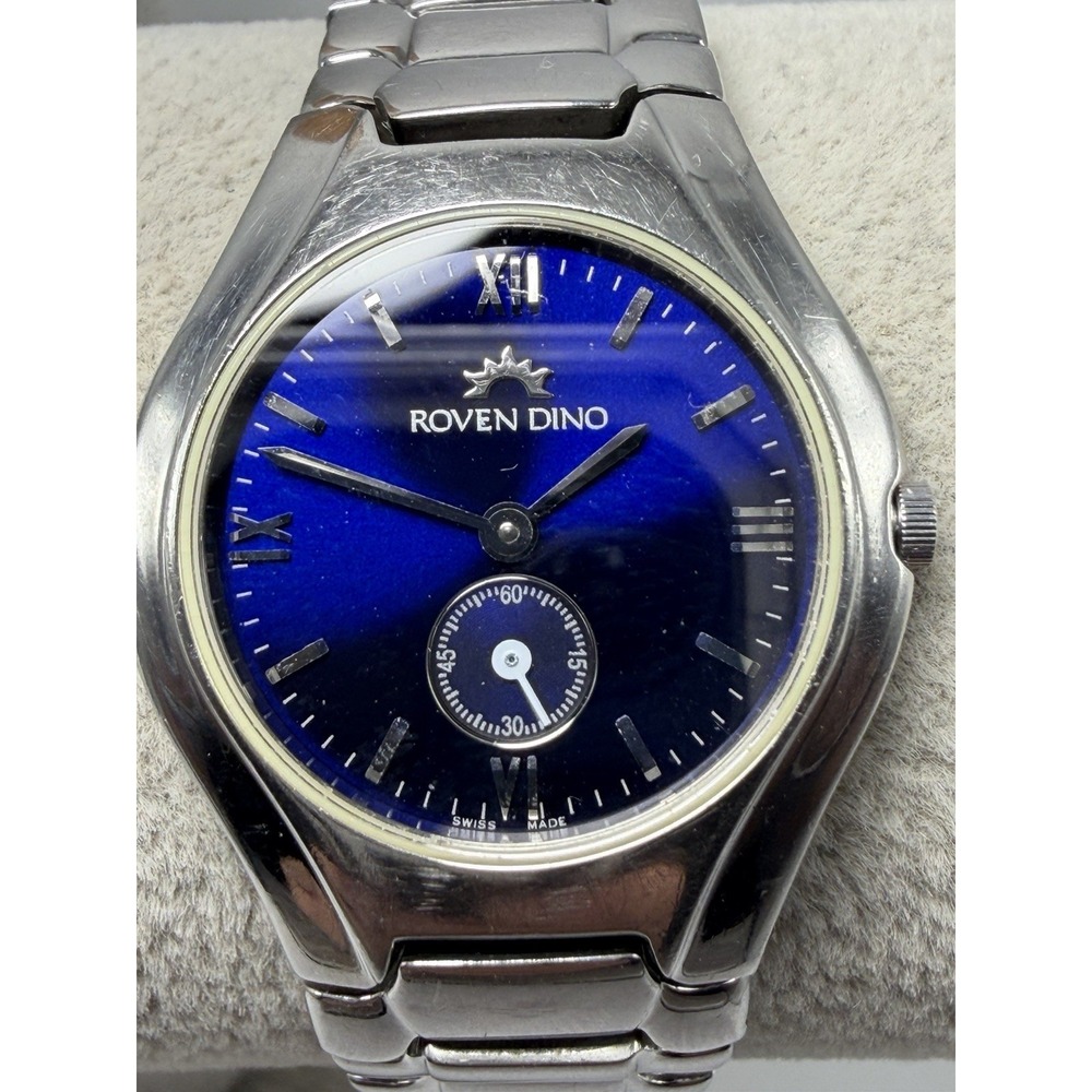 Roven Dino New Battery Swiss Capri 2019L Sapphire Crystal Ladies Watch 27MM 6.5"